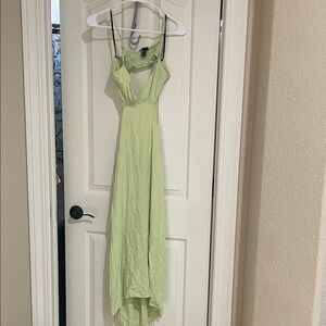 Forever 21 Light Green High Low Dress